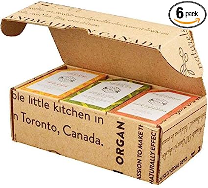 Crate 61 Citrus Soap 6-Pack Box Set, 100% Vegan Cold Process Bar Soap, scented with premium essential oils and natural flavors