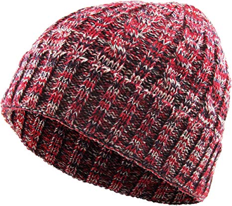 KBETHOS Heather Color Thick Cable Knit Beanie Skull Cap Unisex Winter Hat