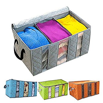 Shag cloth storage box / cloth storage organizer / cloth organizer storage box