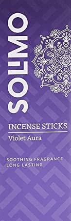 Amazon Brand - Solimo Incense Sticks, Set of 200, Violet Aura