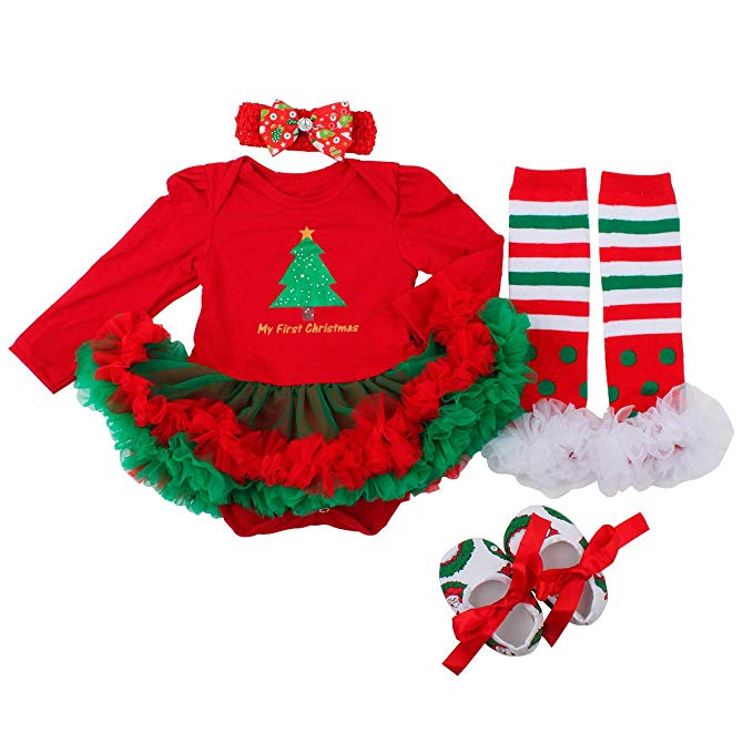 Slowera Baby Girls Christmas Outfits Clothes