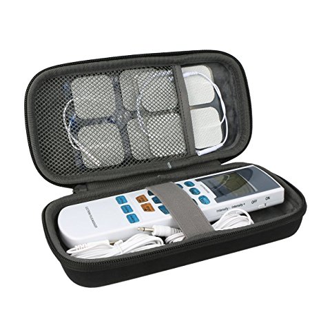 Hard Travel Case for HealthmateForever YK15AB TENS unit Electronic Pulse Massager Tennis Elbow by CO2CREA