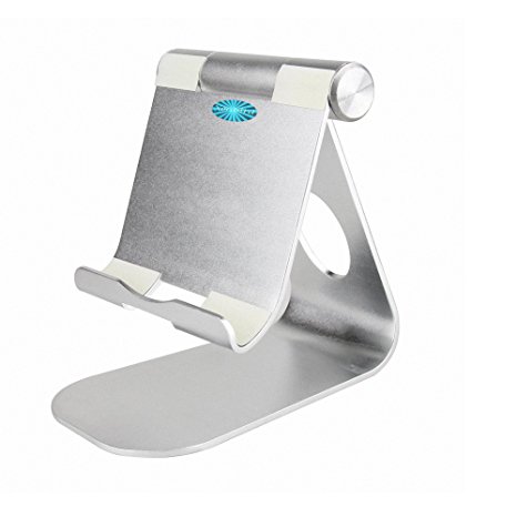 Universal Aluminum Bracket Desktop iPad & Tablet Anti-Slip Holder Stand Rotatable Alloy Table Mount