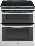 GE PS950SFSS Profile 30 Stainless Steel Electric Slide-In Smoothtop Double Oven Range - Convection
