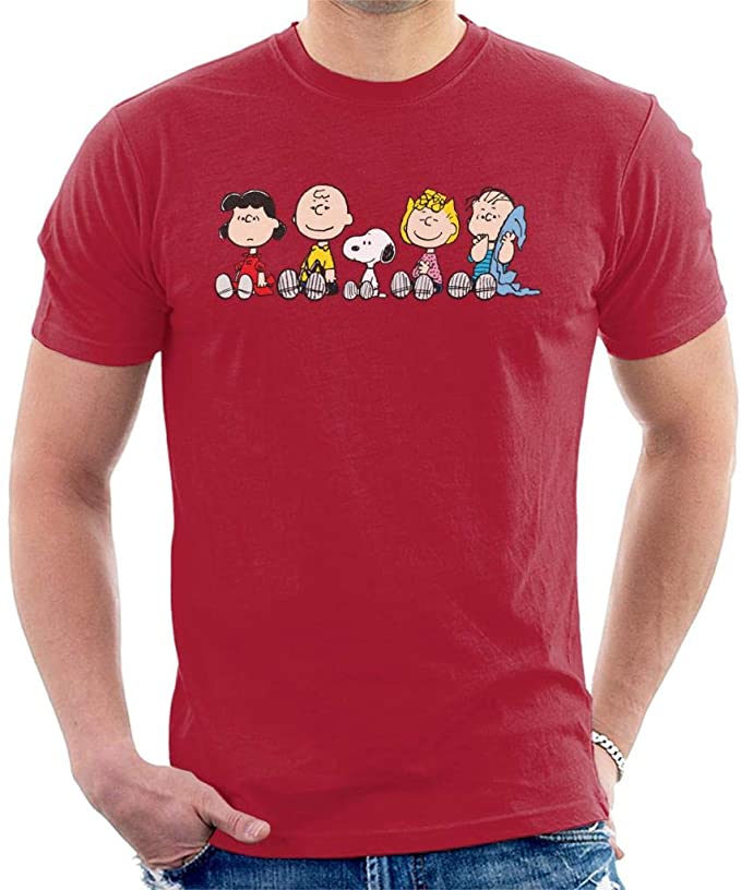 Peanuts The Gang Sit Down Men's T-Shirt