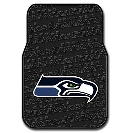 NFL Seattle Seahawks Two-Pack Front Car Floor Mat