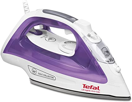 Tefal FV2663 Ultraglide Anti-scale Steam Iron, 2500 W, 270 milliliters, Purple and White