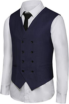 Hanayome Men's Gentleman Top Design Casual Waistcoat Business Suit Vest VS17