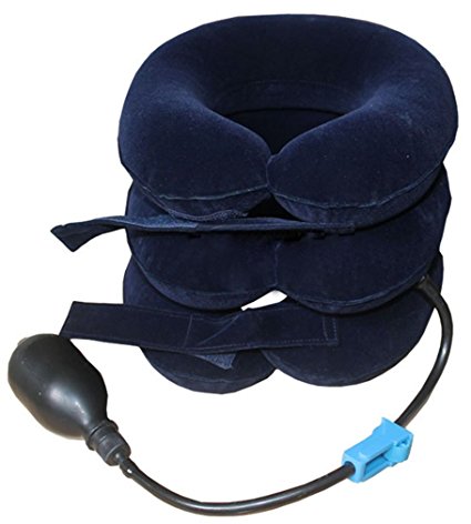 Home Cervical Neck Traction Device for Neck Pain Relief, Shoulder Pain, Blue_3