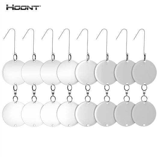 Hoont™ Bird Repellent and Deterrent Discs Set - 16 Discs Value Set - Reflective Disc Keeps All Birds Away from Your Property - Effective for Pigeons, Woodpeckers, Sparrows and Most Other Birds