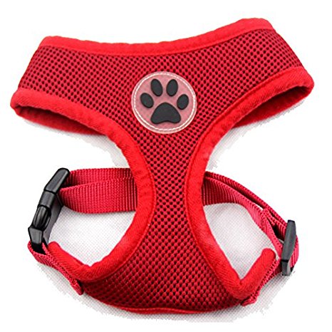 Soft Mesh Dog Harness Pet Walking Vest Puppy Padded Harnesses Adjustable