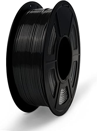 PETG Filament 1.75mm Spool JAYO PETG 3D Printer Filament 1kg(2.2lbs) PETG Printing Filament 3D Printing Filament 1.75mm Bundle Dimensional Accuracy ±0.02mm,Black PETG Filament 1kg for FDM Printer