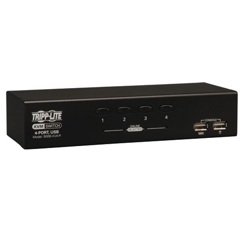 Tripp Lite B006-VU4-R 4-Port Desktop KVM Switch (USB)