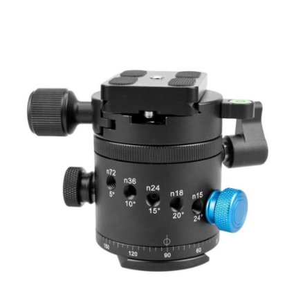 Gemtune DH-55 Panoramic Ball Head with Indexing Rotator, With Quick Release Plate &Clamp.