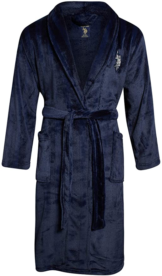 U.S. Polo Assn. Men's Super Soft Plush Robe