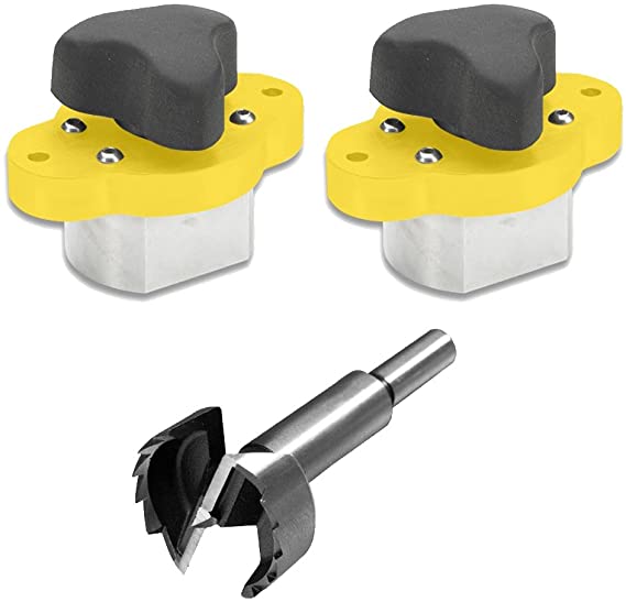 Magswitch MagJig 150 (Set of 2) w/ Magswitch 40mm Forstner Bit