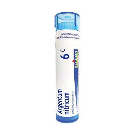 Boiron Argentum Nitricum 6C, 80 Pellets, Homeopathic Medicine Apprehension and Stage Fright