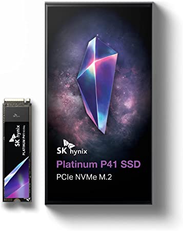 SK hynix Platinum P41 500GB PCIe NVMe Gen4 M.2 2280 Internal SSD l Up to 7,000MB/S l Compact M.2 SSD Form Factor SK hynix SSD - Internal Solid State Drive with 176-Layer NAND Flash