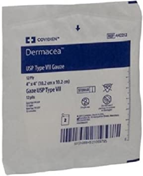Dermacea Sterile Usp Type Vii Gauze Sponge 4" X 4" (50/Box)