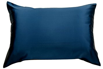 Celestial Silk 100% Silk Pillowcase for Hair Luxury 25 MM Mulberry Silk (King, Navy Blue)