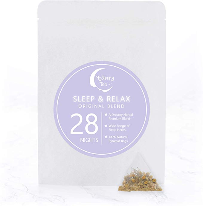 MySleepy Tea – Premium Sleep Tea Bags | 100% Natural | Supports Sleep & Relaxation, Reduces Stress & Worries | Sleep Aid | Night Time Adult Supplement