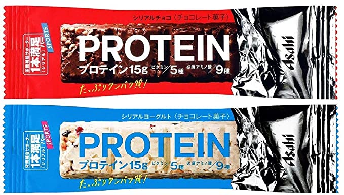 アサヒグループ食品 1本満足バープロテインチョコ＆ヨーグルト セット (72本（チョコ54本/ヨーグルト18本）)