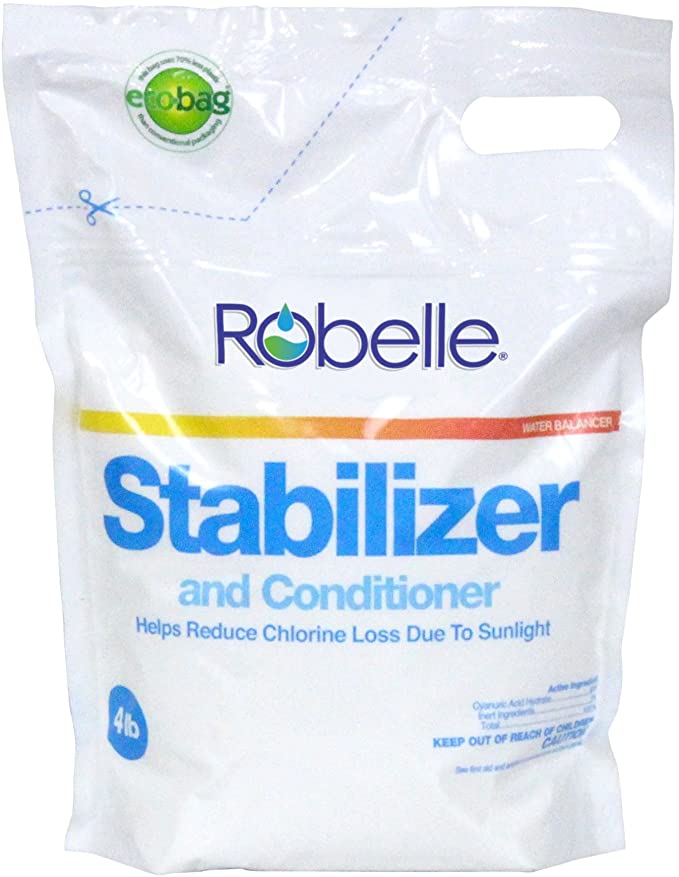 Robelle 2604B Stabilizer for Swimming Pools, 4 lb