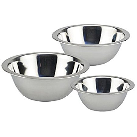 3 Pc. Stainless-steel Mini Mixing Bowls