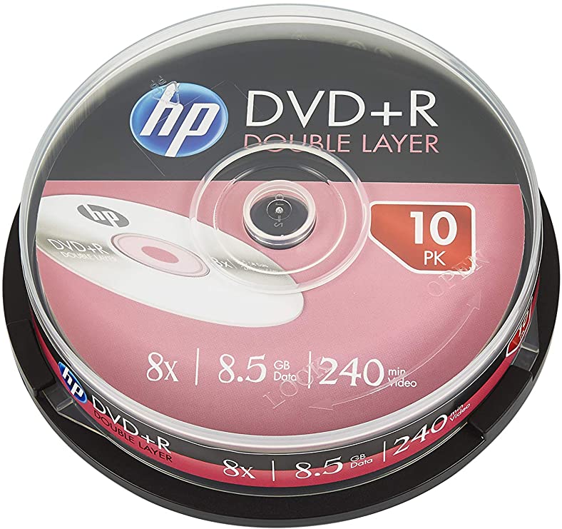 HP DVD R DL 8X 10PK cake box HP 8.5GB