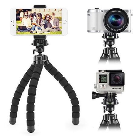 iKross Universal Smartphone  GoPro  Digital Camera Flexible Tripod Stand Holder