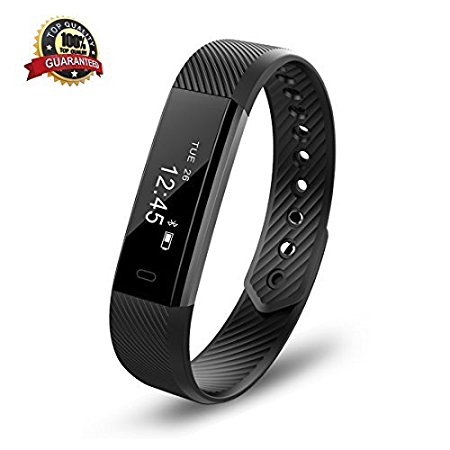 TEYO Fitness Tracker Watch,Waterproof Smart Bracelet & Activity Tracker with Sleep Monitor Wearable Pedometer Wristband for Android & IOS