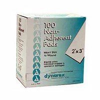 Non-Adhering Gauze Pads 2" x 3" 100-Pack Sterile