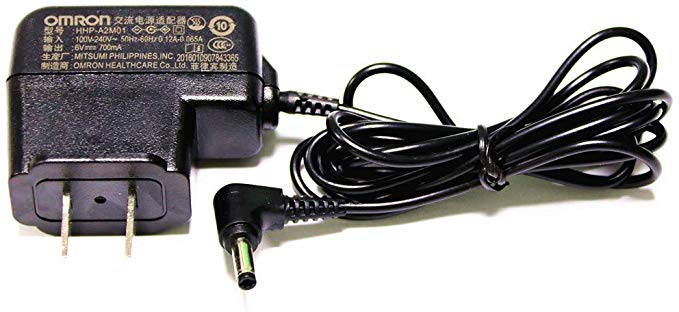 Omron AC Adapter - AC Adapter Charge for Omron Healthcare Upper Arm Blood Pressure Monitor 5,7,10 Series - UL Listed