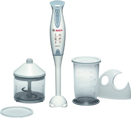 Bosch MSM6300GB Hand Blender and Accessories, 600W - White/Grey