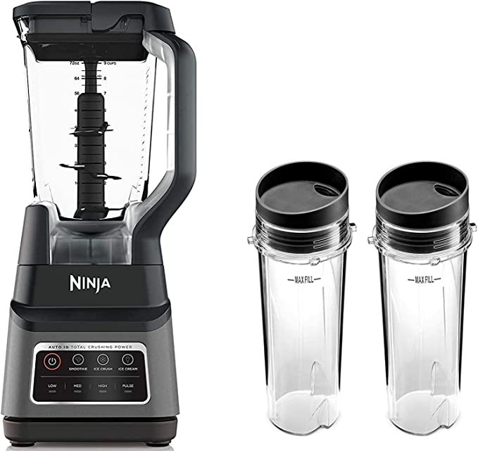 Professional Plus Blender with Auto-iQ (1400W Blender with Recipe Book & 2 ToGo Cups)