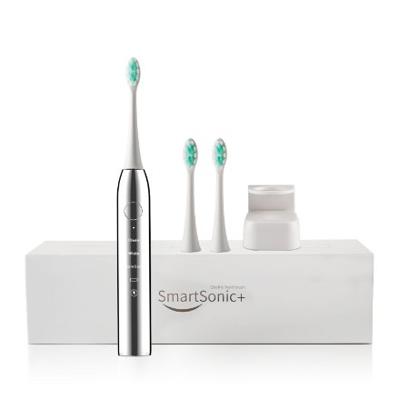 Sonic Electric Toothbrush Rechargeable (Silver)