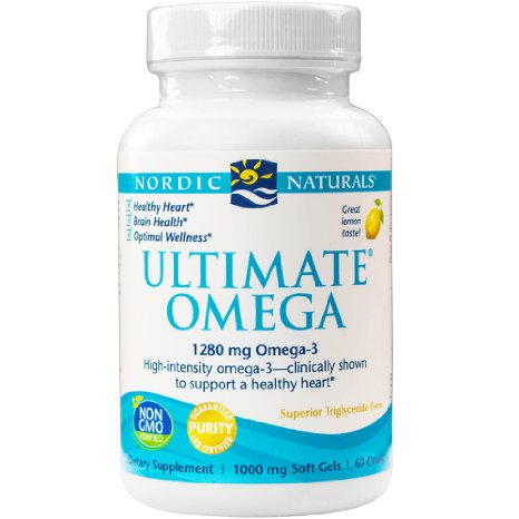 Nordic Naturals - Ultimate Omega, Support for a Healthy Heart, 60 Soft Gels