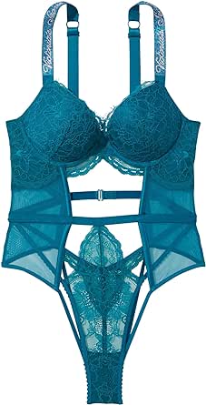 Victoria's Secret Cutout Lace Teddy, Push Up, Women's Lingerie, Very Sexy Collection (XS-XXL)