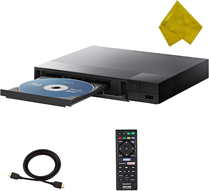 Streaming Blu-Ray Disc Player with Built-in Wi-Fi BDP-S3700   HDStars HDMI 6 ft Cable   Fiber Cloth