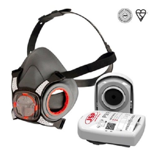 Force8 Complete Half Mask with Press To Check, Includes P3 Filter
