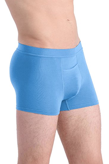 COMFORTABLE CLUB Men's Bliss Modal Microfiber Trunks Underwear With Fly