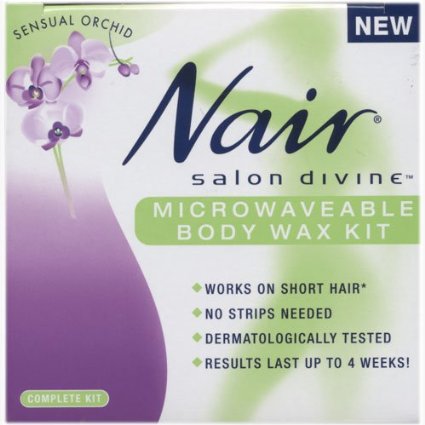Nair Salon Divine Microwaveable Body Hair Removal Wax Kit-14 oz