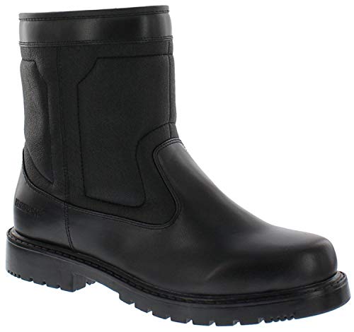 Weatherproof Men's Ronnie Black Snow Boot Synthetically Waterproof Snowproof Footwear