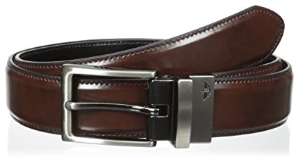 Dockers Men's Feather Reversible Stitch Belt