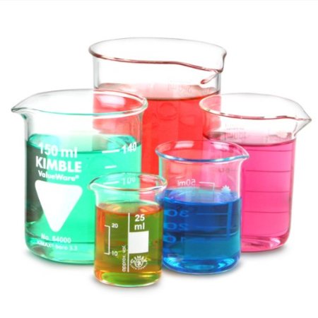 Glass Measuring Beaker Set | Low Form Beakers, Measuring Cups, Borosiliate Beakers