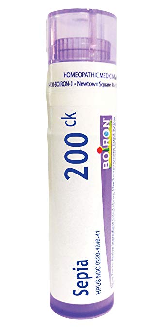 Boiron Sepia 200CK, 80 Pellets, Homeopathic Medicine for Mood Swings