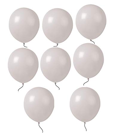King's deal (Tm) High 12 Inches Quality Ultra Thickness Latex Balloon 100 Count (White)