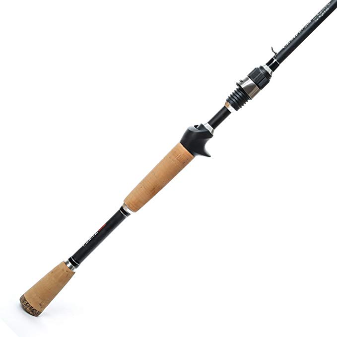 Entsport Cameio 1-Piece Carbon Casting Rod Fast Bass Fishing Rod 6-Feet Lightweight Baitcasting Rod Inshore Baitcaster Rod Freshwater Baitcast Bait Cast Fishing Rod (Medium-8-16lb/Medium Light-6-14lb)