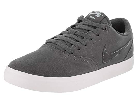 Nike Men's SB Check Solarsoft Skate Shoe (10.5 D(M) US, Dark Grey/Dark Grey)
