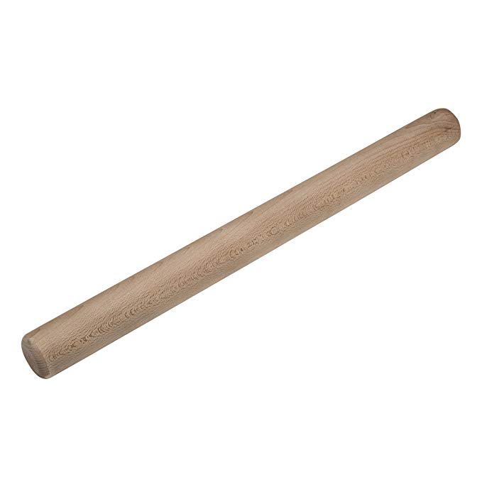 Honey-Can-Do 6019 Straight Wood Rolling Pin, 20-Inches